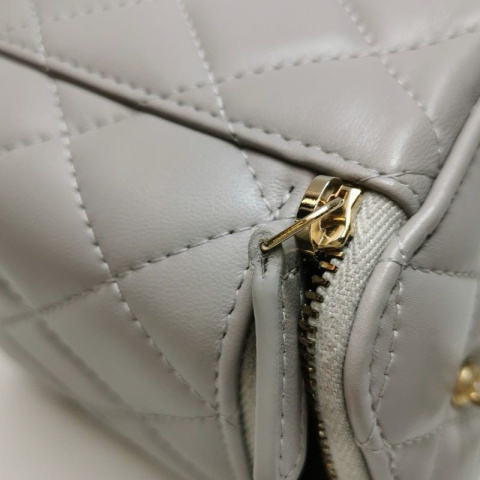 Chanel Vanity Case Grey Color