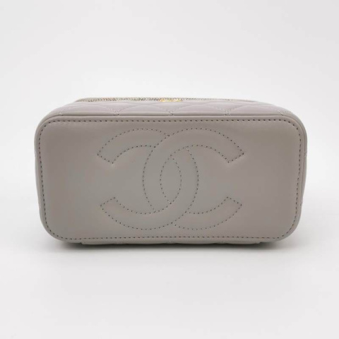 Chanel Vanity Case Grey Color