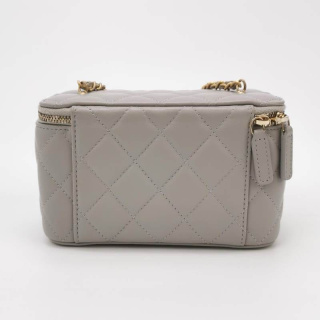 Chanel Vanity Case Grey Color