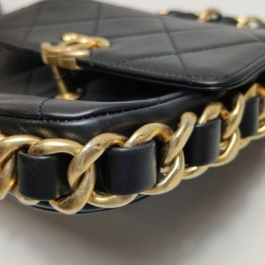 Chanel framing chain flap bag